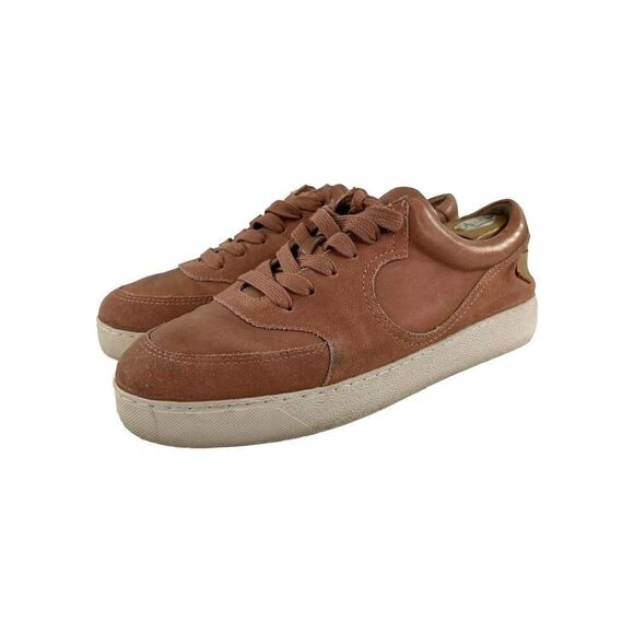 Frye Webster Low Women's Shoes US 10 M Lace Brown Leather Sneakers - Picture 1 of 10